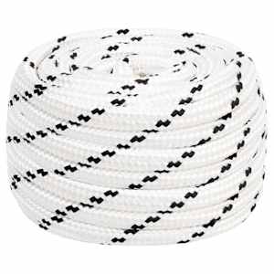 Pracovní lano bílé 20 mm 25 m polyester - obrázek 2