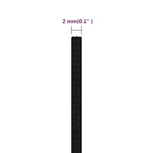 Pracovní lano černé 2 mm 100 m polyester - obrázek 6