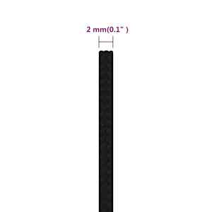 Pracovní lano černé 2 mm 250 m polypropylen - obrázek 6