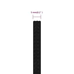 Pracovní lano černé 5 mm 25 m polyester - obrázek 6