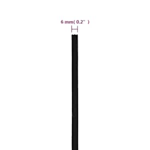 Pracovní lano černé 6 mm 50 m polyester - obrázek 6