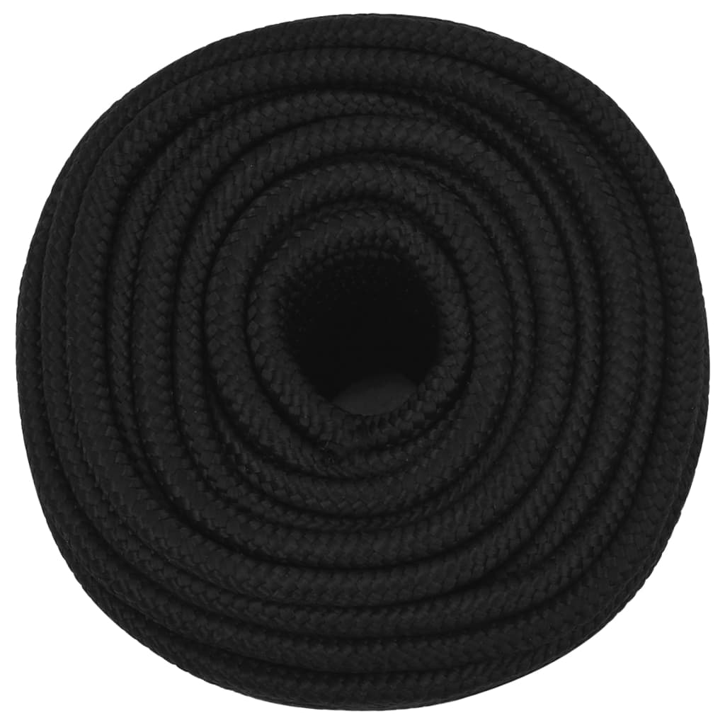 Thumbnail - vidaXL Arbeitsseil Schwarz 14 mm 100 m Polyester