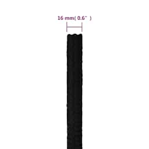 Pracovní lano černé 16 mm 100 m polyester - obrázek 6