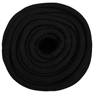 Pracovní lano černé 18 mm 25 m polyester - obrázek 3