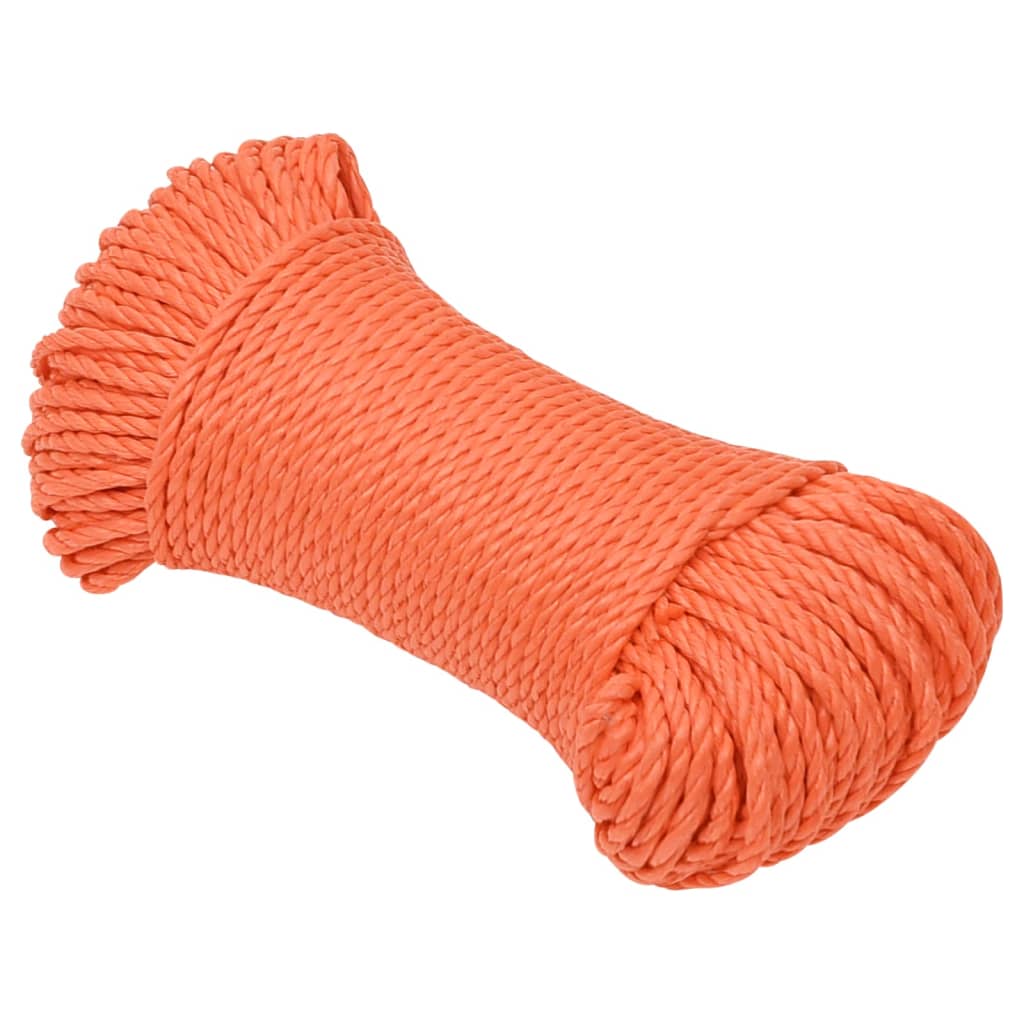 vidaXL Werktouw 3 mm 250 m polypropeen oranje afbeelding