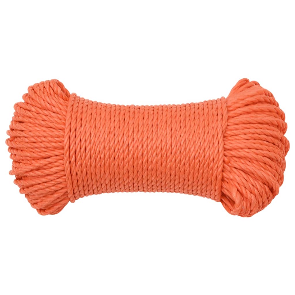 Thumbnail - vidaXL Arbeitsseil Orange 3 mm 250 m Polypropylen