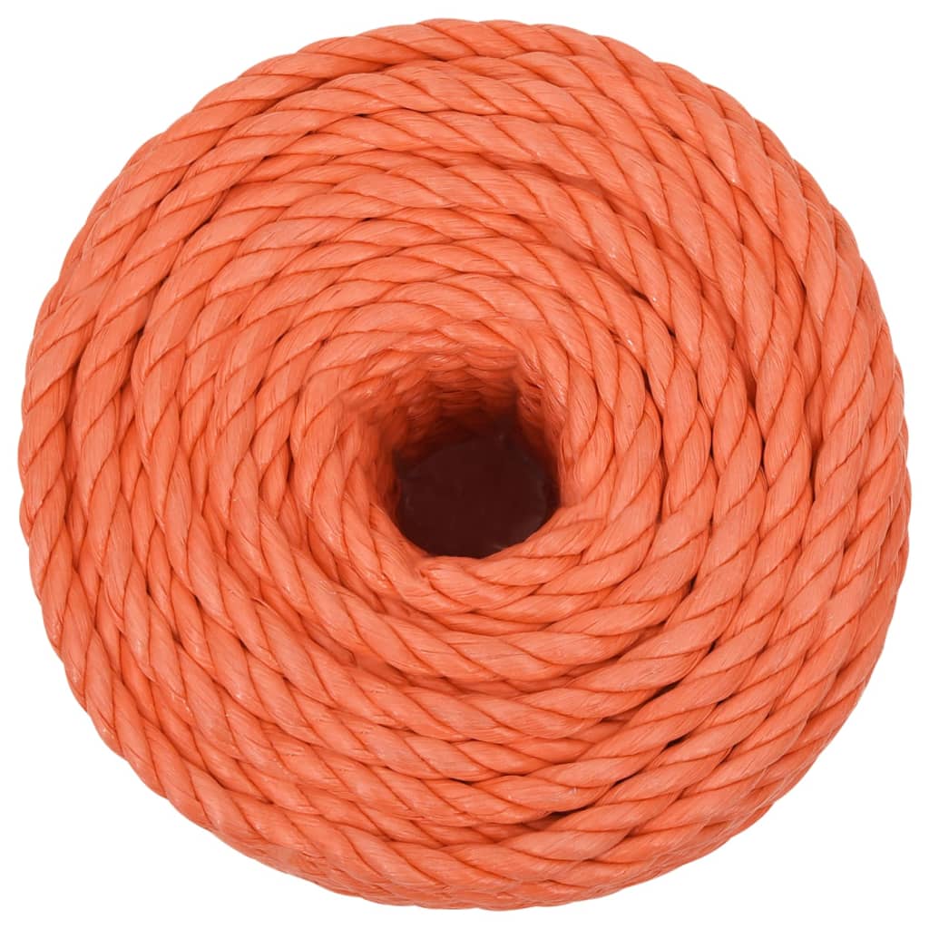 Thumbnail - vidaXL Arbeitsseil Orange 12 mm 25 m Polypropylen