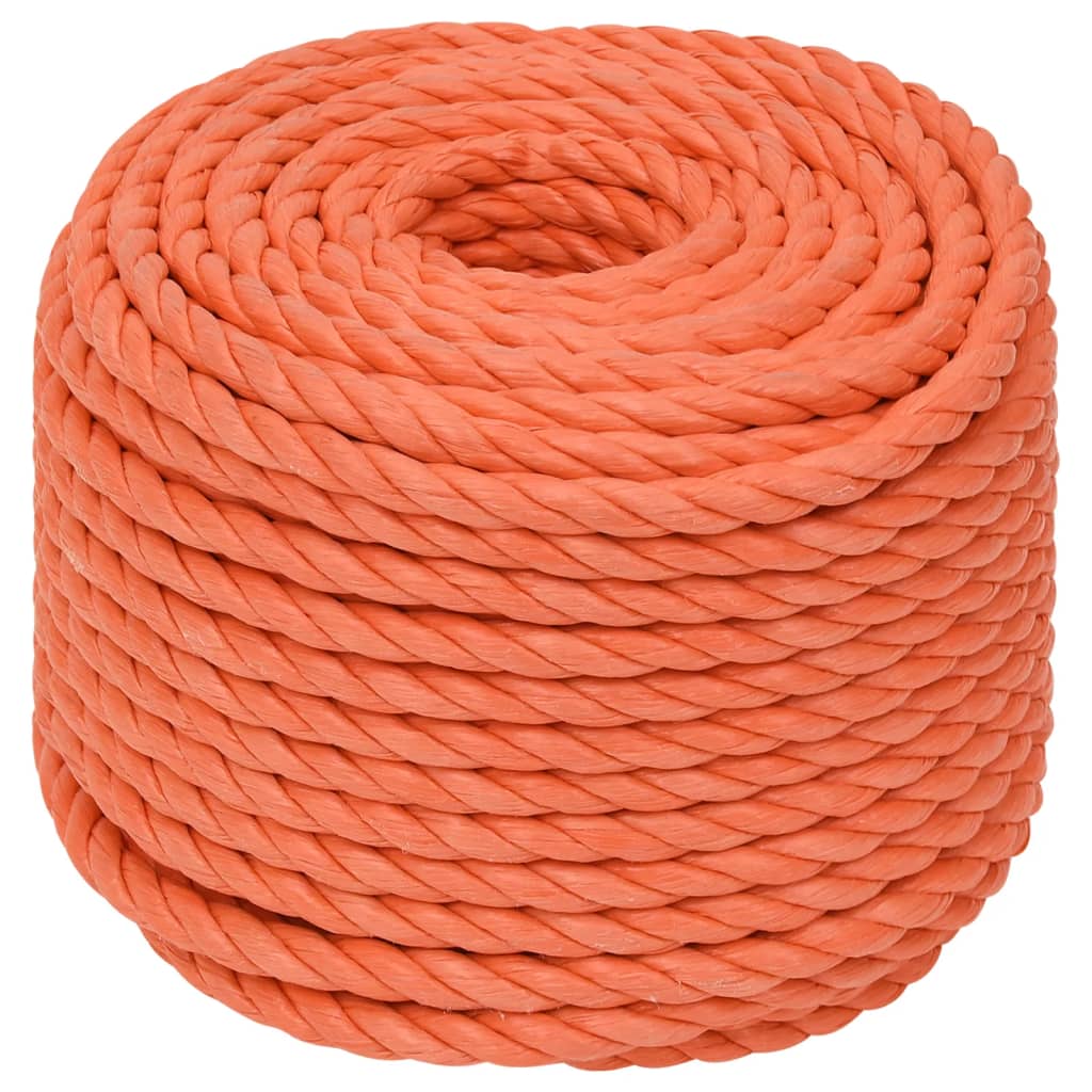vidaXL Werktouw 16 mm 25 m polypropeen oranje afbeelding