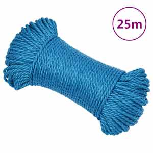 Pracovní lano modré 3 mm 25 m polypropylen - obrázek 1