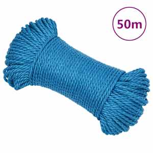 Pracovní lano modré 3 mm 50 m polypropylen - obrázek 1