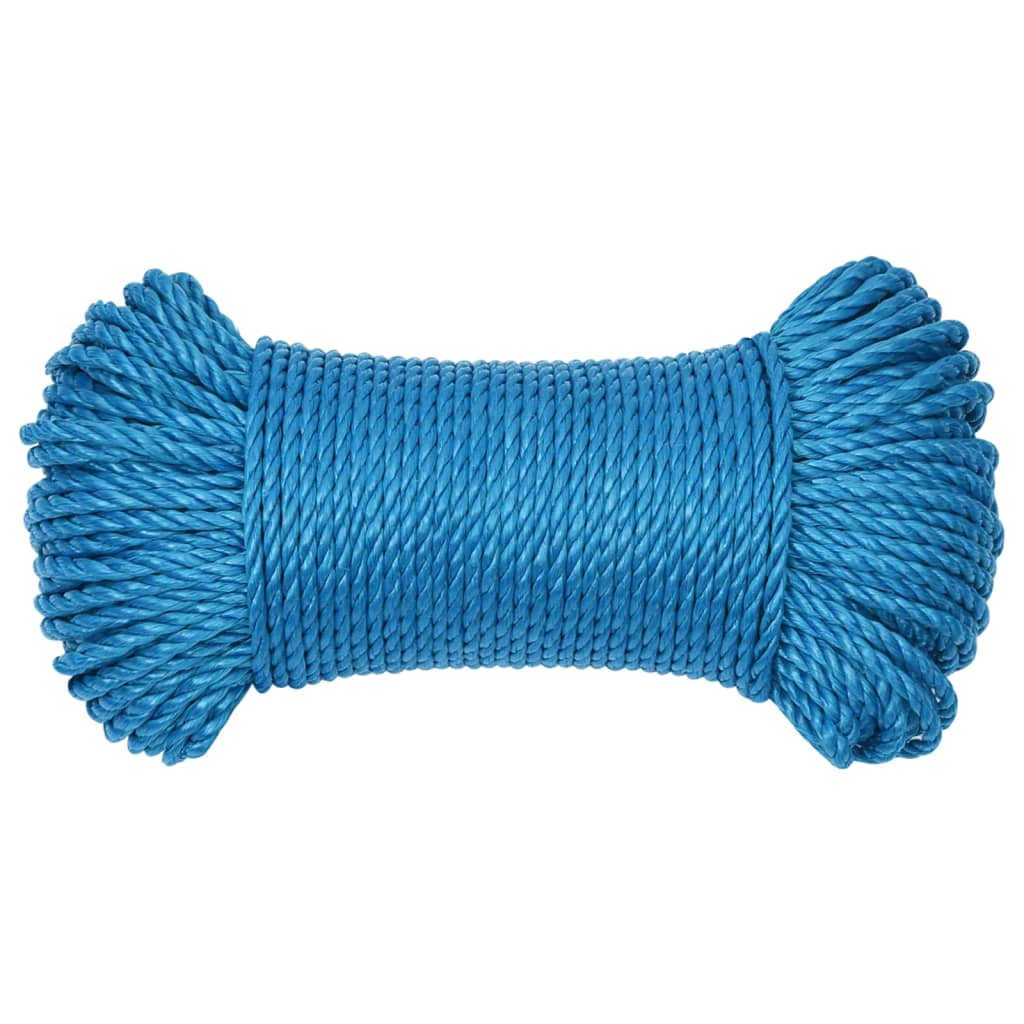 Thumbnail - vidaXL Arbeitsseil Blau 3 mm 100 m Polypropylen