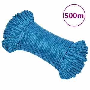 Pracovní lano modré 3 mm 500 m polypropylen - obrázek 1