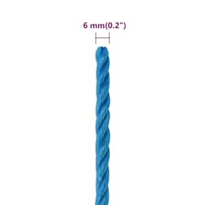 Pracovní lano modré 6 mm 25 m polypropylen - obrázek 6