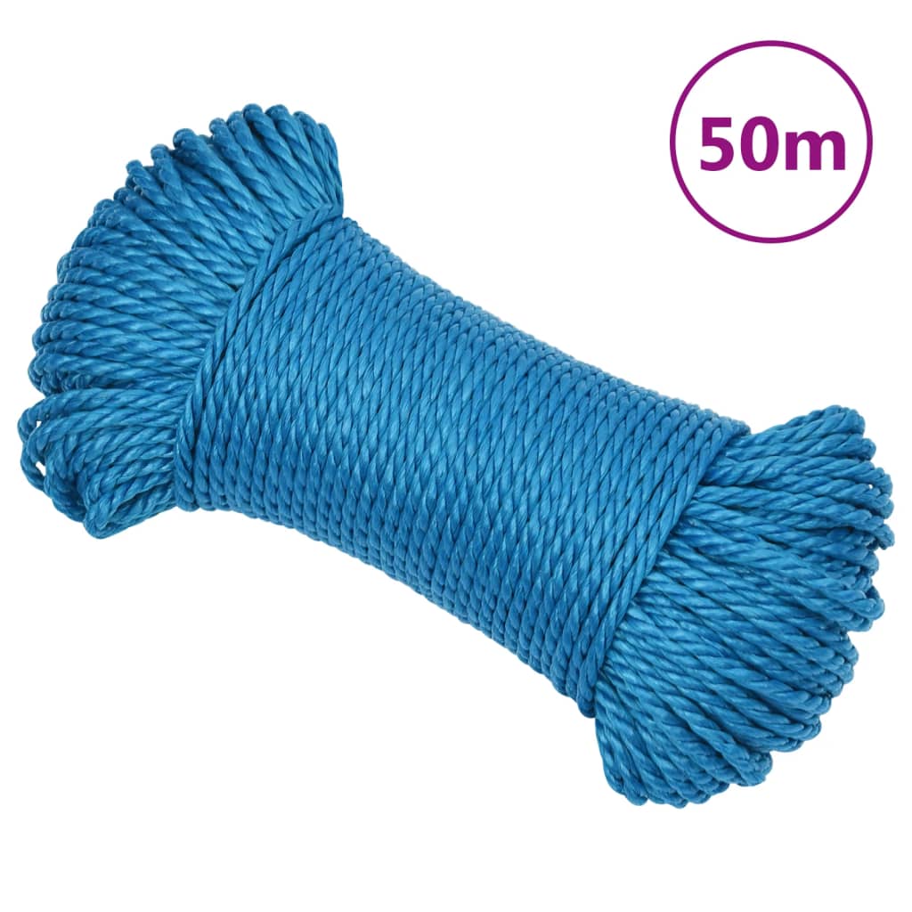 Petrashop  Pracovní lano modré 8 mm 50 m polypropylen