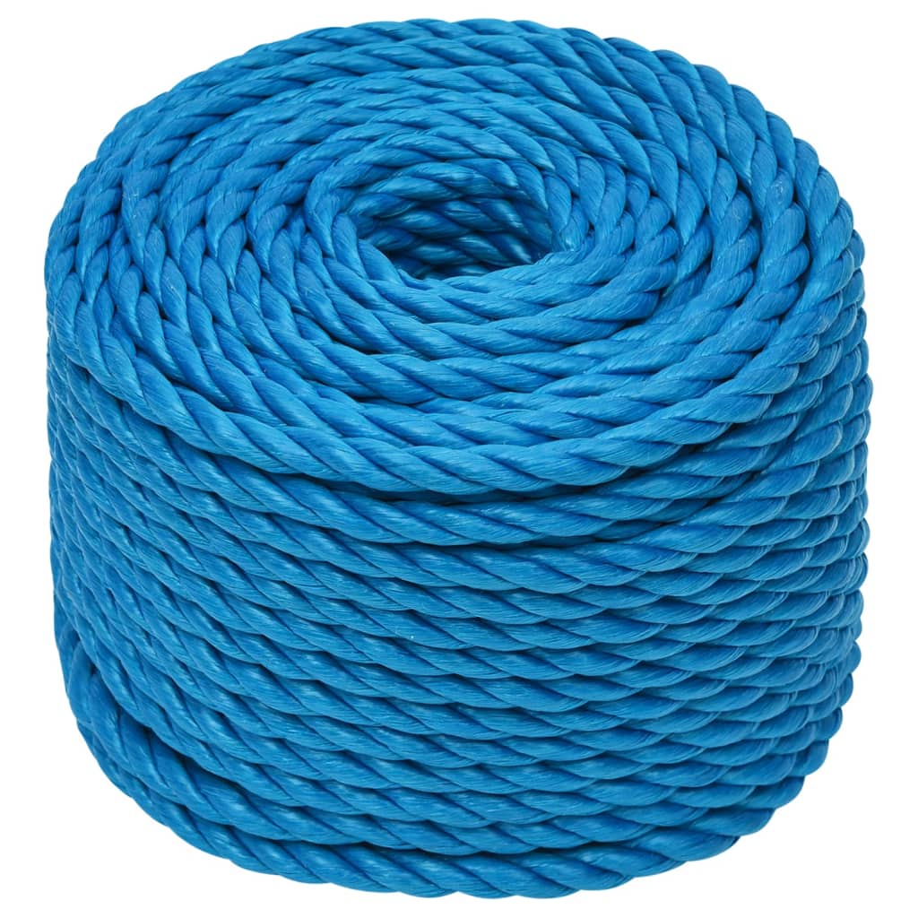 vidaXL Frânghie de lucru, albastru, 10 mm, 25 m, polipropilenă