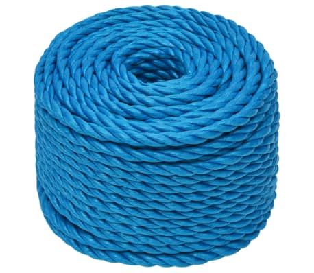 vidaXL Rep bl&aring; 20 mm 25 m polypropylen