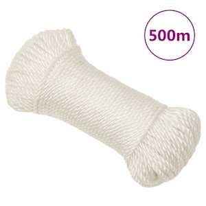 Pracovní lano bílé 3 mm 500 m polypropylen - obrázek 1