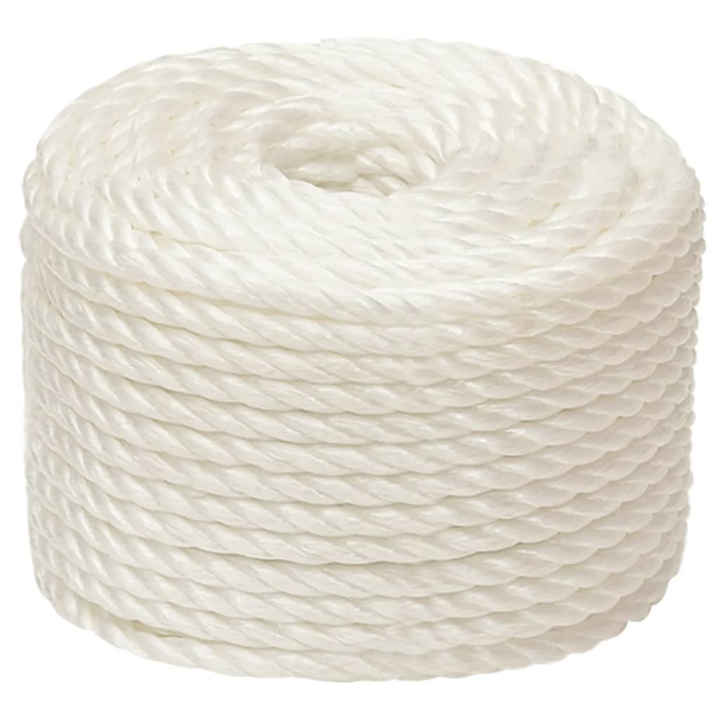vidaXL Werktouw 12 mm 25 m polypropeen wit afbeelding