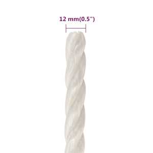 Pracovní lano bílá 12 mm 50 m polypropylen - obrázek 6
