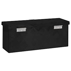 Úložný box černý 50 x 15 x 20,5 cm hliník - obrázek 6
