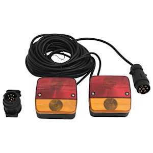 vidaXL haagisetuled 2 tk, punane, 10,5x5x9,5, 12 V, klassikaline pirn