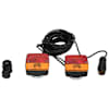 vidaXL haagisetuled 2 tk, punane 10,5x7,5x10 cm 12 V klassikaline pirn