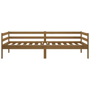 Válenda medově hnědá 90 x 190 cm masivní borové dřevo - obrázek 8