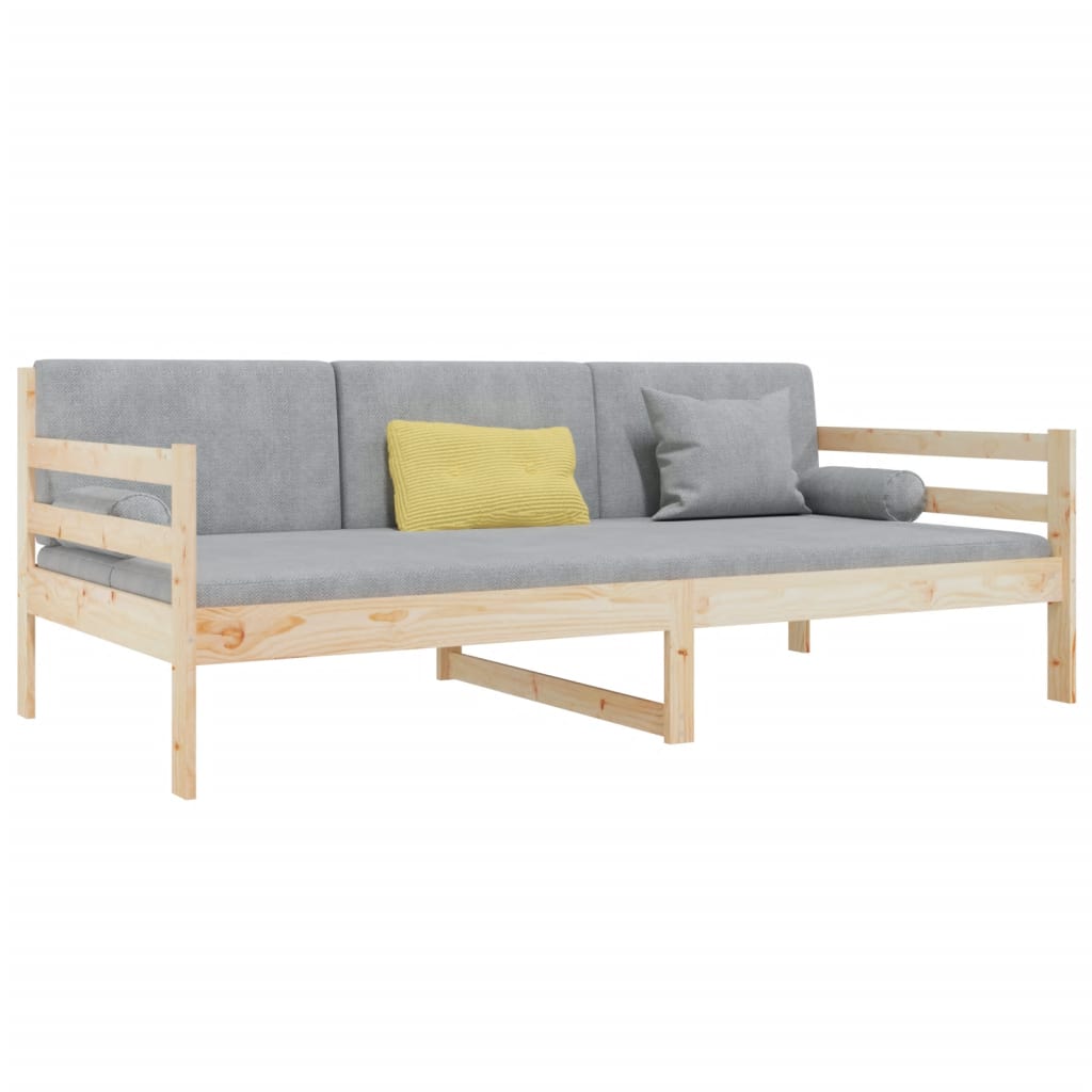 vidaXL Vuodesohva ilman patjaa 90x190 cm täysi mänty
