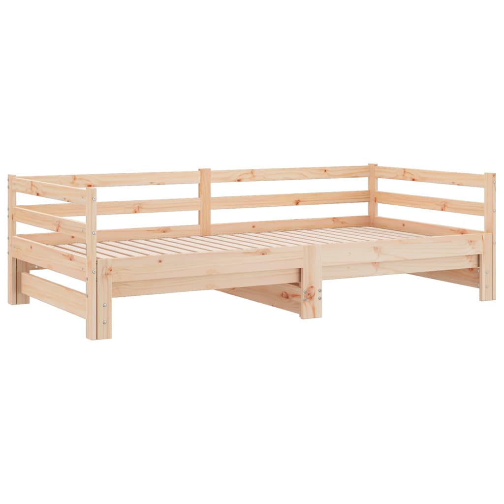 vidaXL Pull-out Day Bed without Mattress 90x190 cm