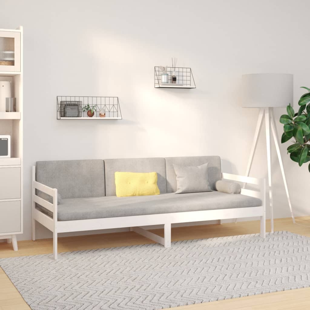 vidaXL ko dzienne bez materaca, biae, 80x200 cm, drewno sosnowe