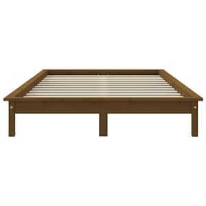 Rám postele medově hnědý 180x200 cm masivní borovice Super King - obrázek 5