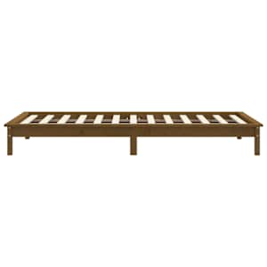 Rám postele medově hnědý 90 x 190 cm masivní borovice Single - obrázek 6