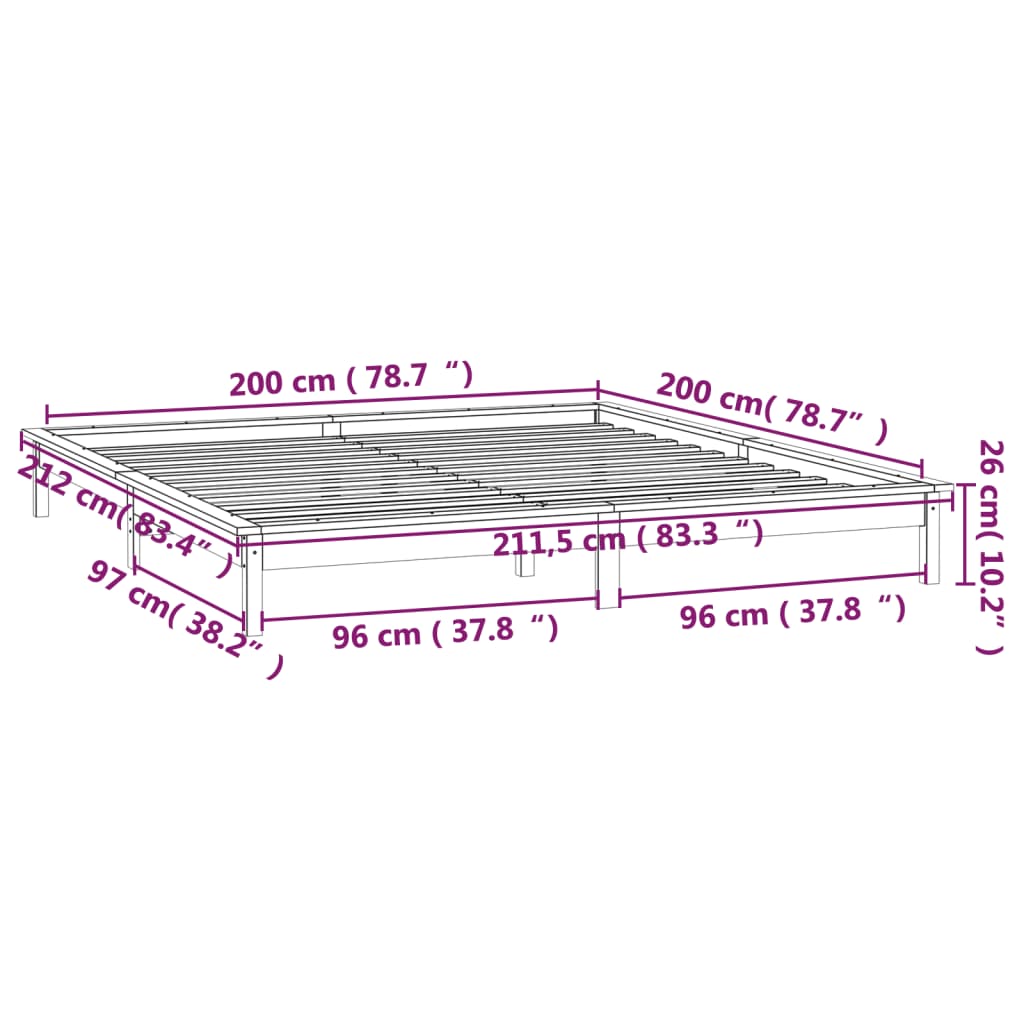 honningfarvet / 200 x 200 cm - Billede 13