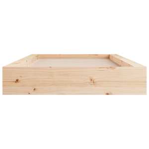 Rám postele 90 x 190 cm Single masivní dřevo - obrázek 4