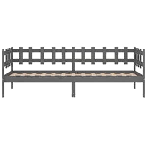 Válenda šedá 80 x 200 cm masivní borové dřevo - obrázek 8