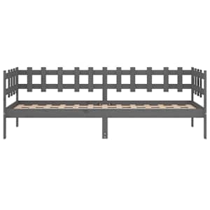 Válenda šedá 90 x 200 cm masivní borové dřevo - obrázek 8