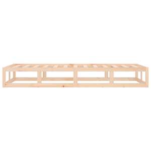 Rám postele 90 x 200 cm masivní dřevo - obrázek 7