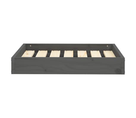 vidaXL Koirans&auml;nky harmaa 61,5x49x9 cm t&auml;ysi m&auml;nty