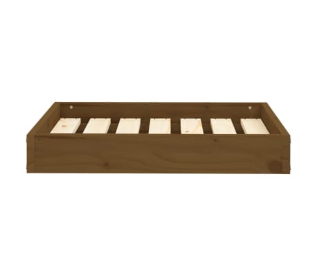 vidaXL Hundebett Honigbraun 61,5x49x9 cm Massivholz Kiefer