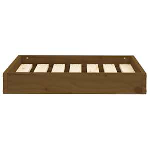 vidaXL Hundebett Honigbraun 61,5x49x9 cm Massivholz Kiefer