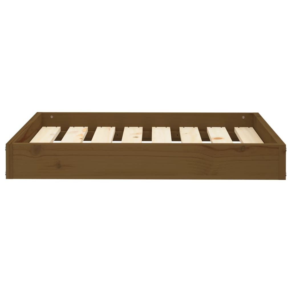 vidaXL Hondenmand 71,5x54x9 cm massief grenenhout honingbruin afbeelding