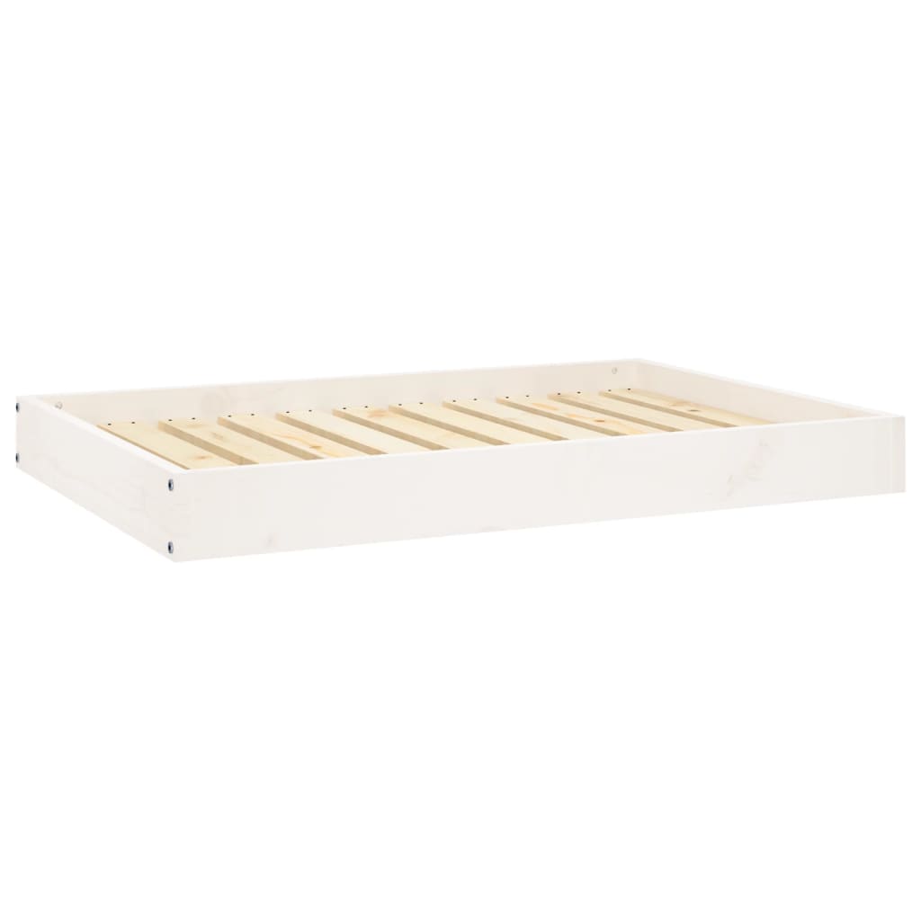 Image of vidaXL Dog Bed White 91.5x64x9 cm Solid Wood Pine