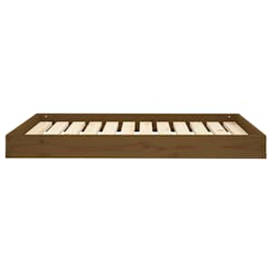 vidaXL Hondenmand 101,5x74x9 cm massief grenenhout honingbruin