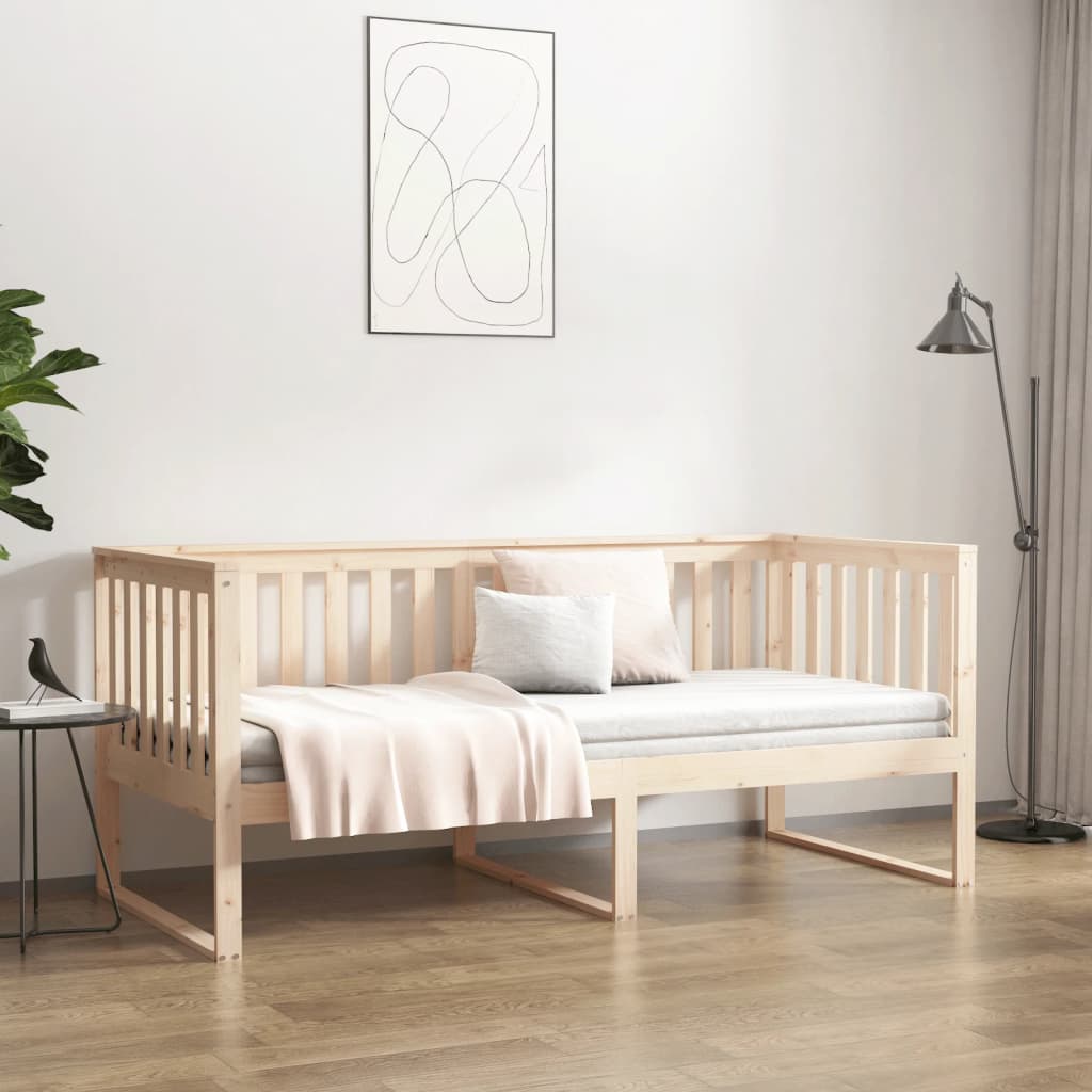 Tagesbett Massivholz Kiefer Sofabett Gästebett Mehrere Farben/Größen vidaXL - Produktbild 3