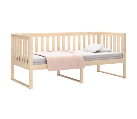 vidaXL Day Bed 90x190 cm Solid Wood Pine