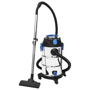 Vysavač na suché a mokré vysávání 1 200 W 30 l stříbrný - obrázek 2