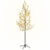 vidaXL kirsi&otilde;itega LED-puu, soe valge, 220 LEDi, 220 cm