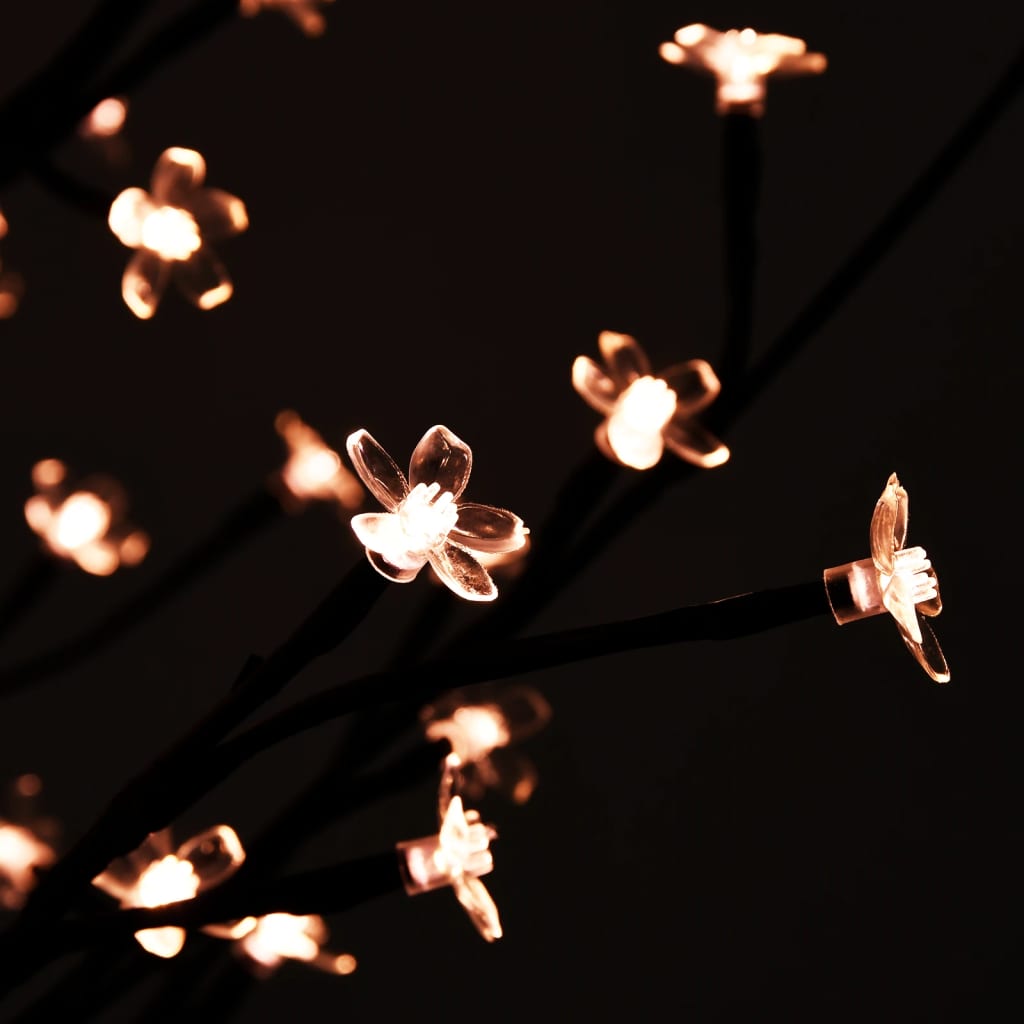 LED-es cseresznyevirágfa 672 meleg fehér LED-del 400 cm 