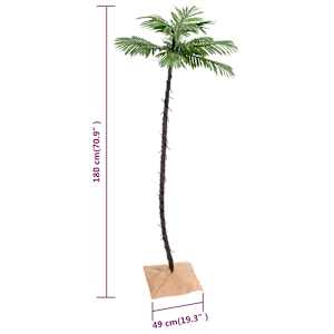 Palma s 96 teplými bílými LED diodami 180 cm - obrázek 10