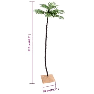 Palma se 136 teplými bílými LED diodami 220 cm - obrázek 10